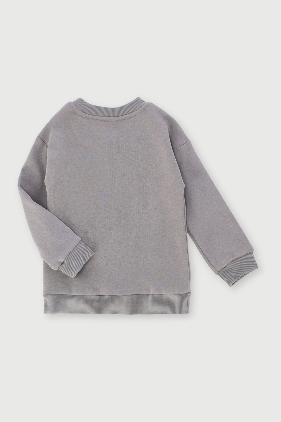 Pre-Boys Bike Helmet Crew Top - Grey