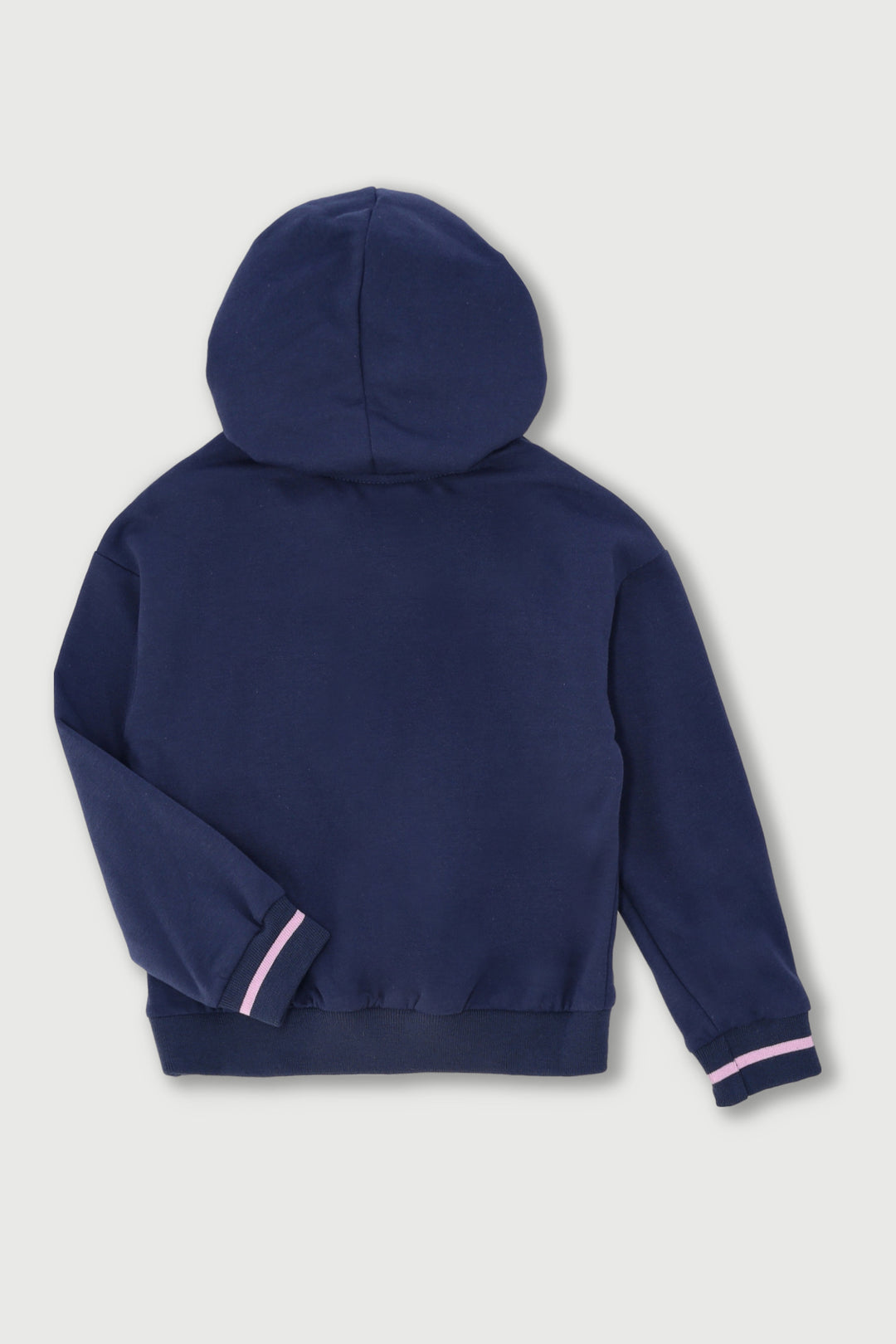 Pre-Girls Butterfly Applique Hoody - Navy