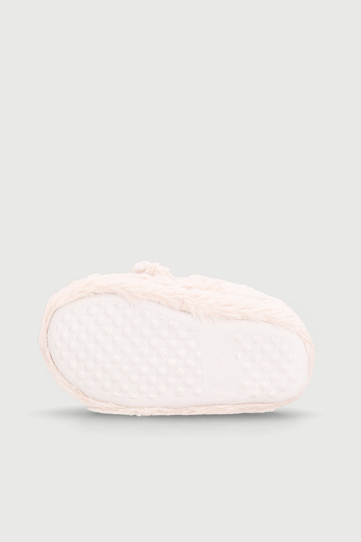 Pre-Girls Bear Slipper - Stone