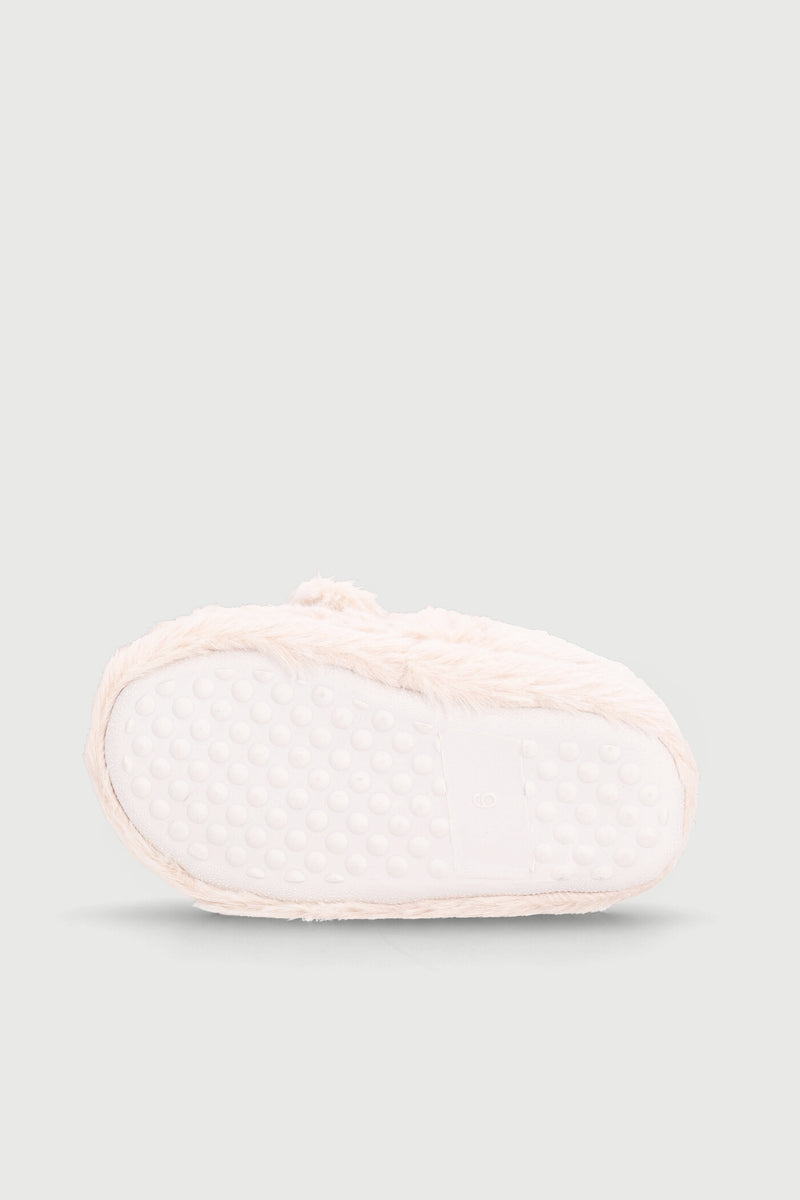 Pre-Girls Bear Slipper - Stone