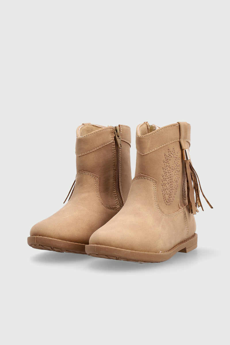 Pre-Girls Western Boot - Tan
