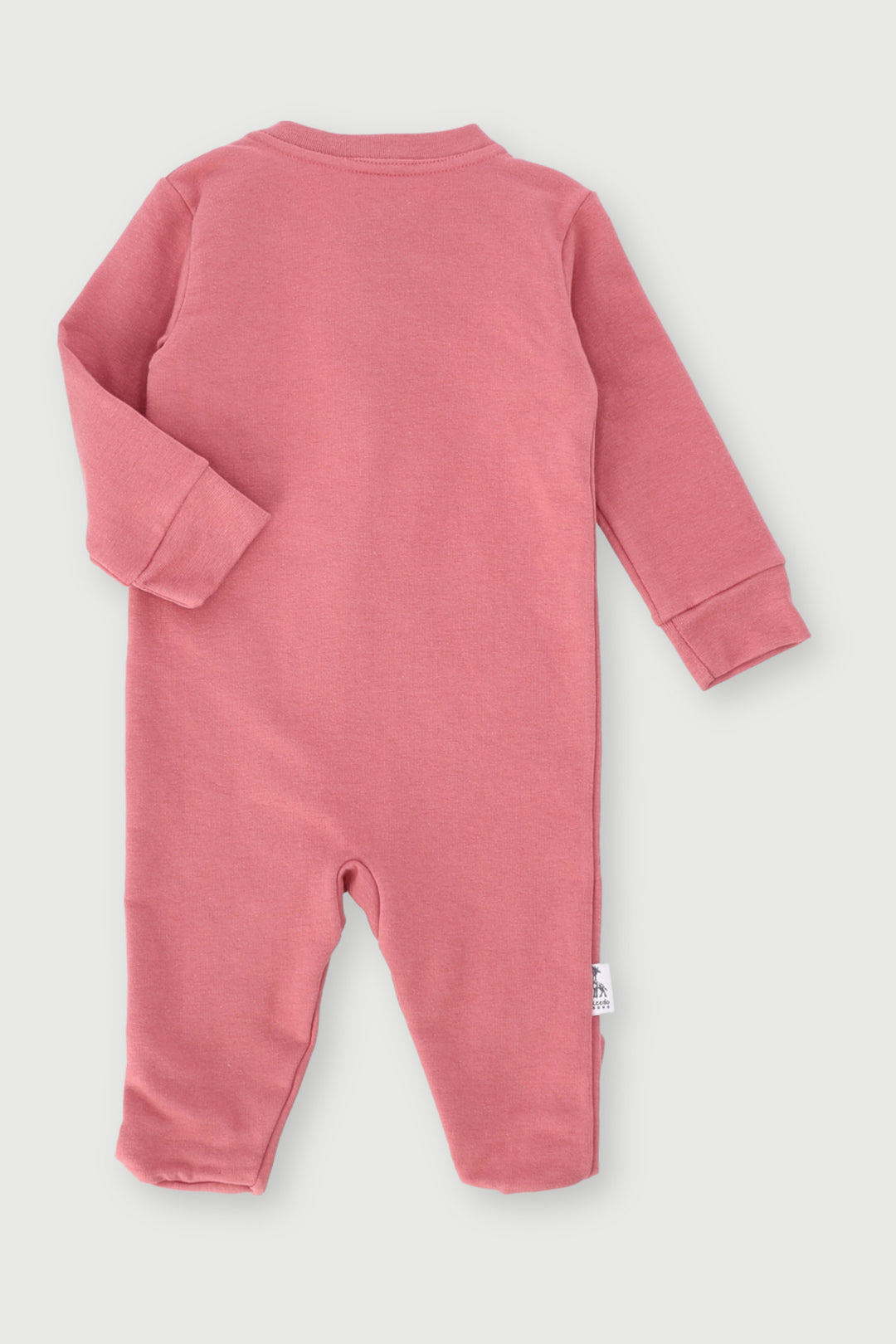 Keedo Baby Girls Core Fleece Sleepsuit - Dusty Pink