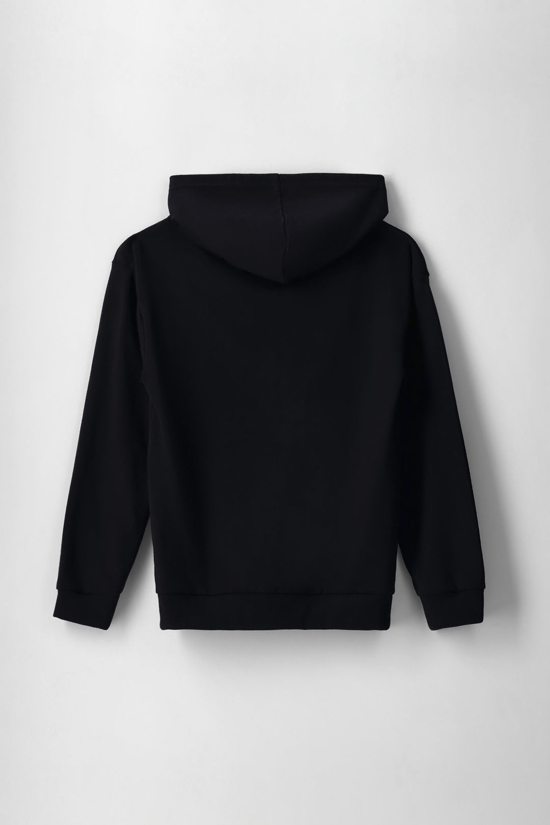 Boys NASA Print Fleece Hoody - Black