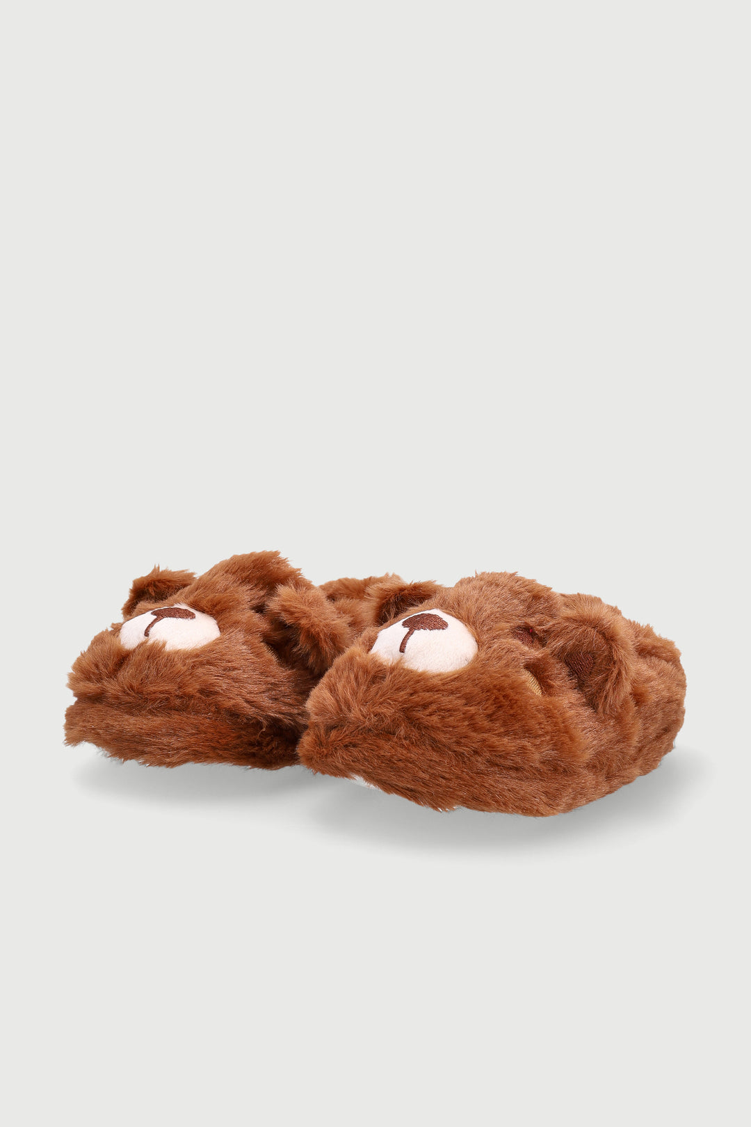 Pre-Boys Bear Slipper - Brown