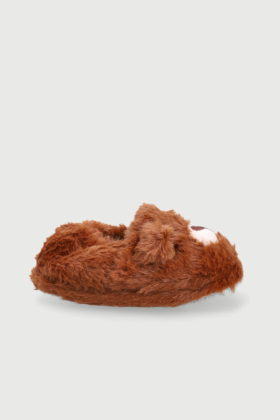 Pre-Boys Bear Slipper - Brown