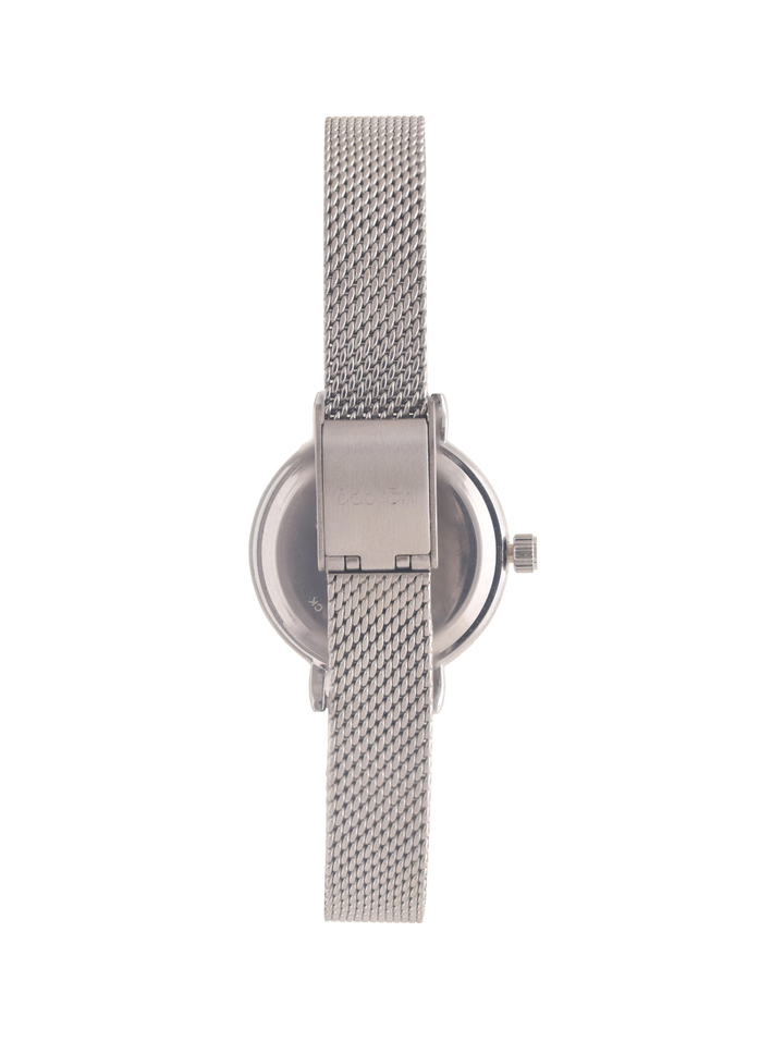 Hearts Mesh Watch & Jewellery Set - Silver