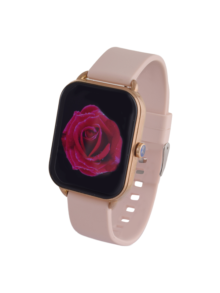 Interchangeable Strap Smart Watch Set - Rose Gold