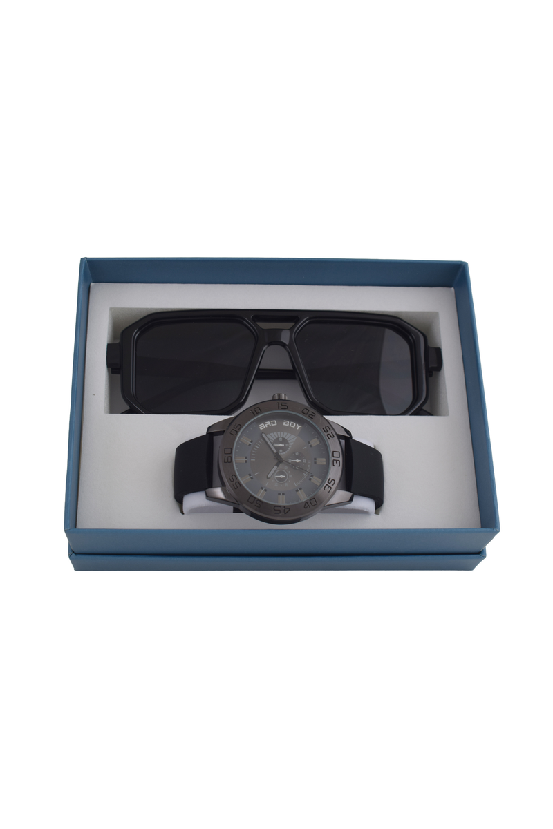 Watch & Sunglass Set - None