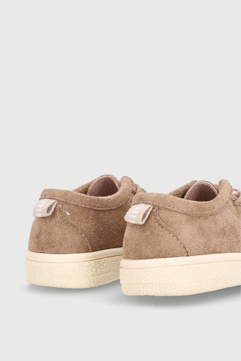 Pre-Boys Lace Up Moccasin - Taupe