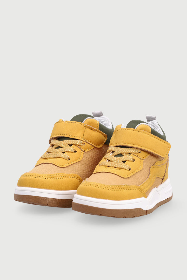 Pre-Boys Midtop Sneaker - Honey Yellow