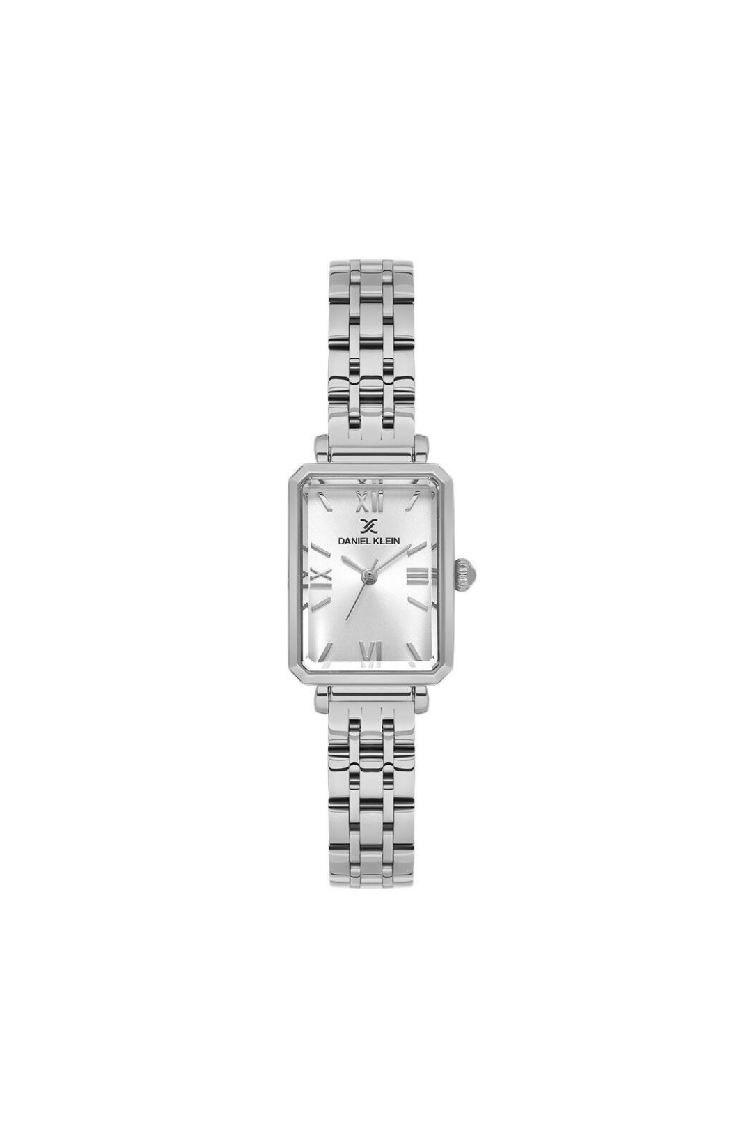 Silver Case & Dial Stainless Steel Bracelet Watch - Silver