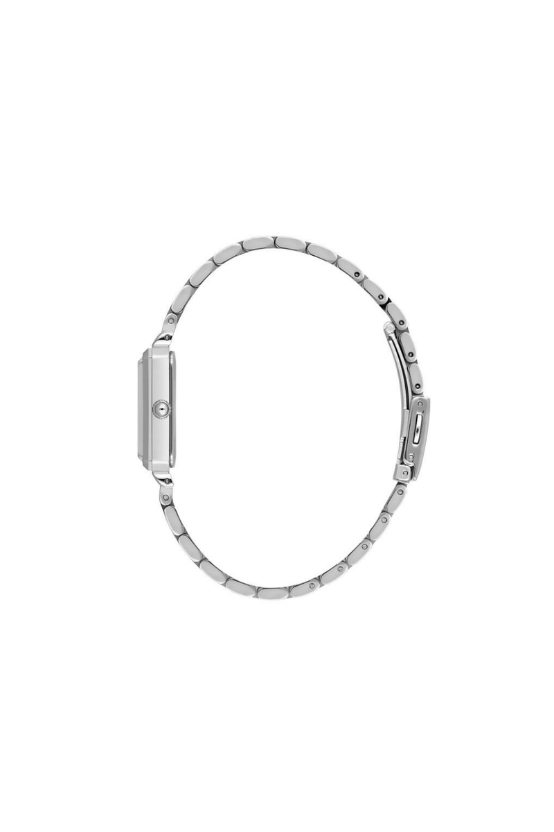 Silver Case & Dial Stainless Steel Bracelet Watch - Silver