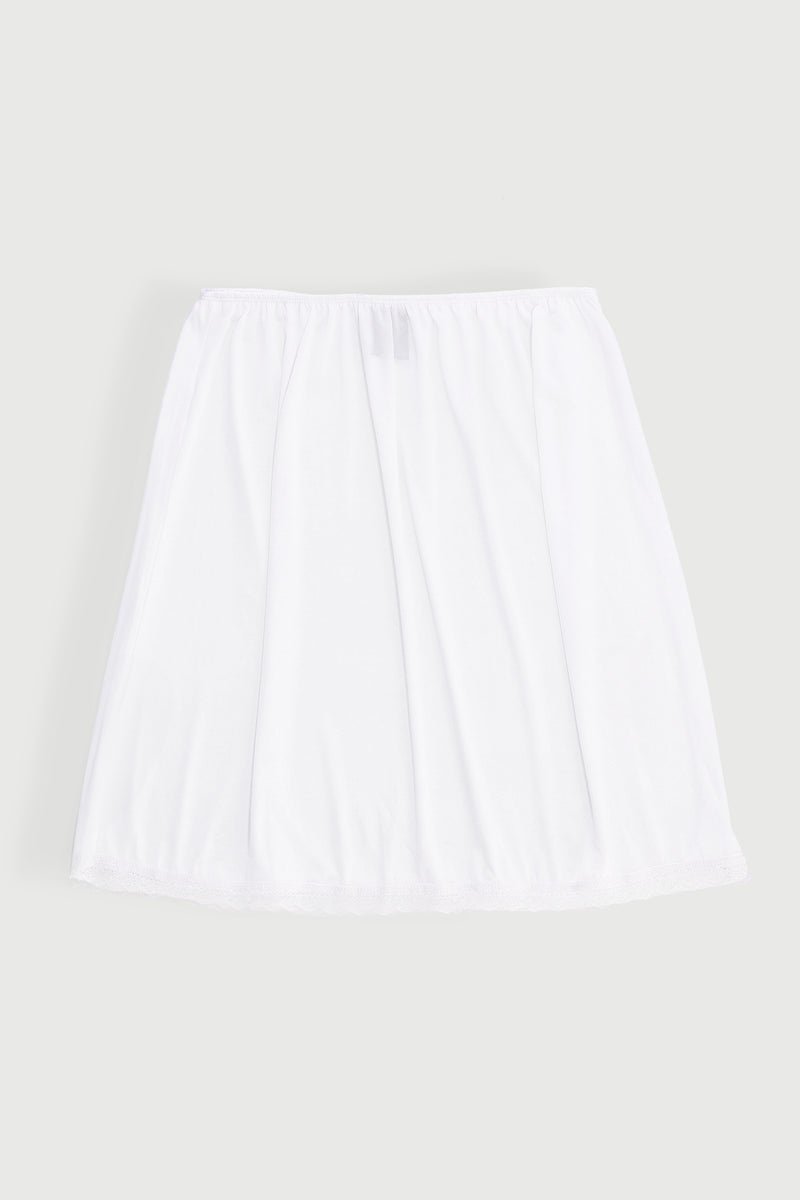 51Cm Half Slip - White