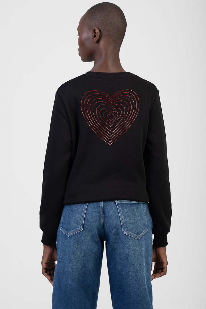 Logo Sweat Top With Bling & Foil Branding
