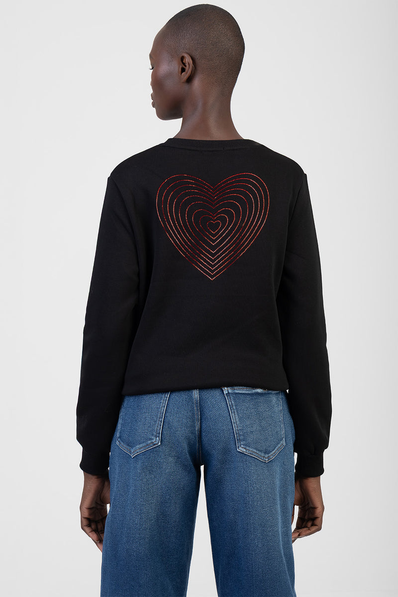 Logo Sweat Top With Bling & Foil Branding