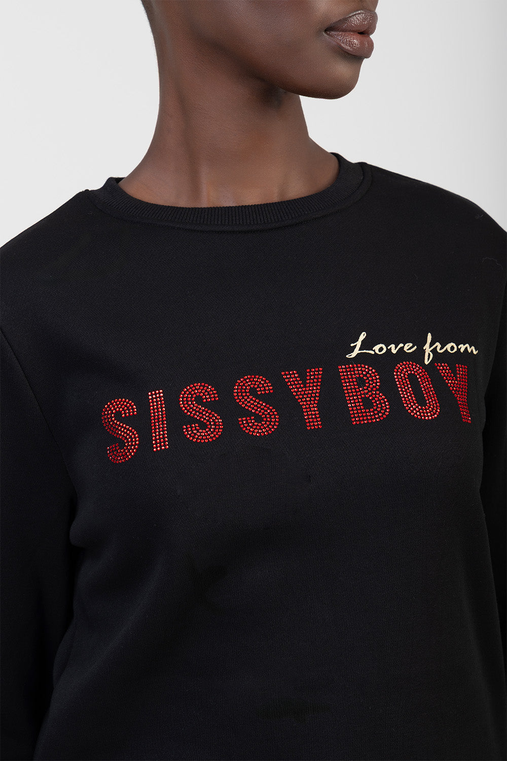 Logo Sweat Top With Bling & Foil Branding