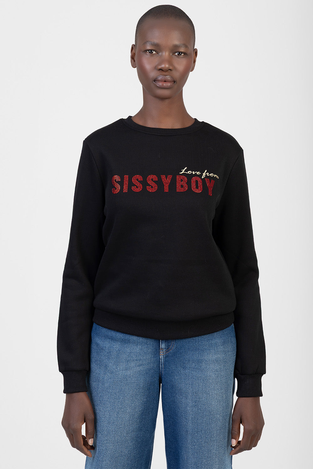 Logo Sweat Top With Bling & Foil Branding