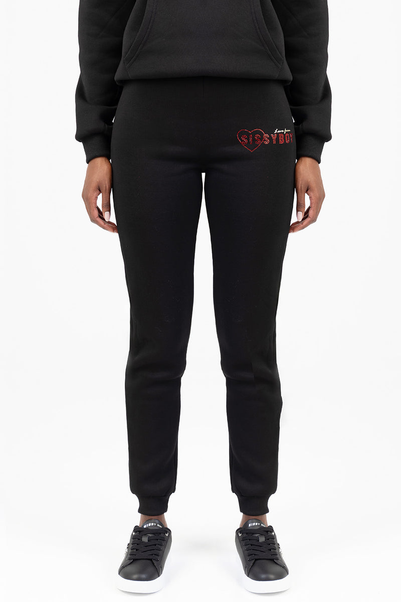 Full Speed Athleisure Tracksuit Pants - Black