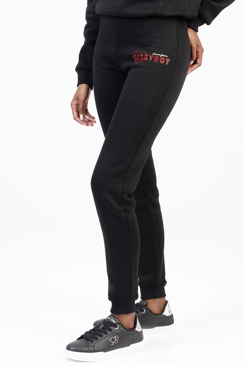 Full Speed Athleisure Tracksuit Pants - Black