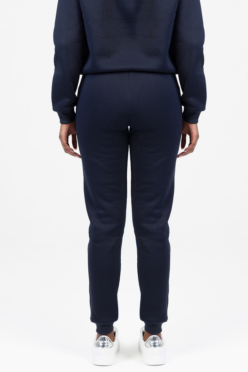 Hard To Forget Bling Detail Athleisure Tracksuit Pants - Navy
