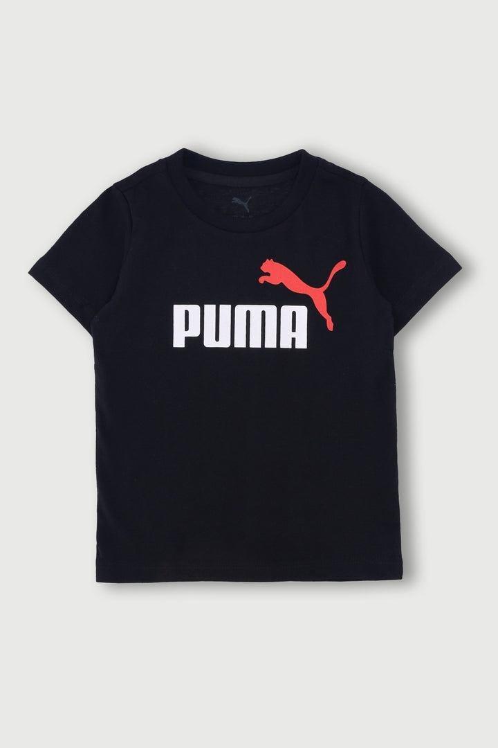 Pre-Boys Esssential 2 Logo Tee - Black