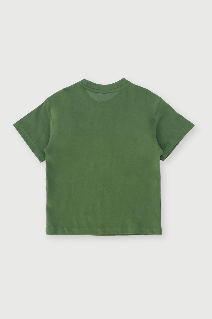 Pre-Boys Short Sleeve Graphic Tee - Green