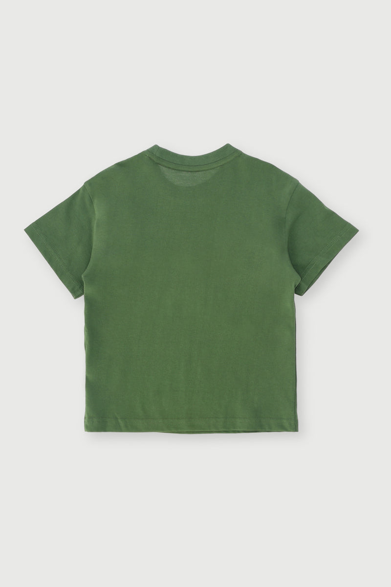Pre-Boys Short Sleeve Graphic Tee - Green