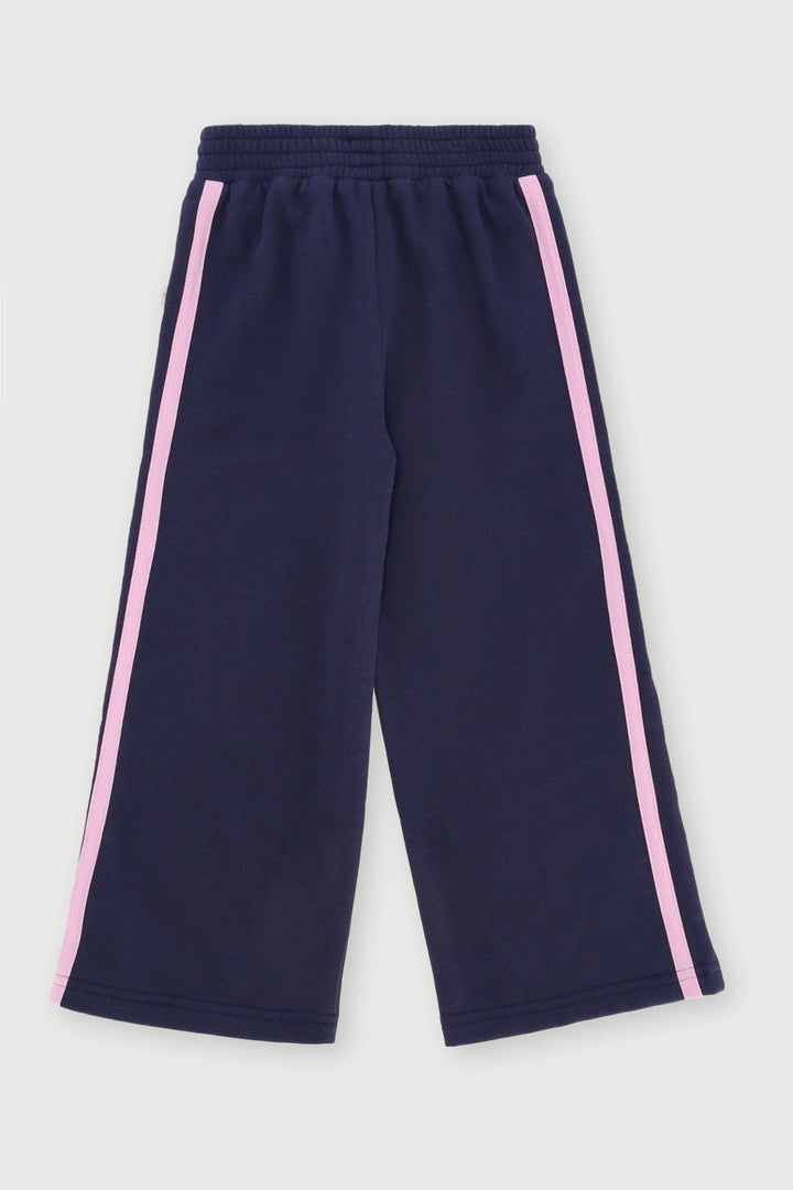 Pre-Girls Always Unicorn Wide Leg Pant - Navy