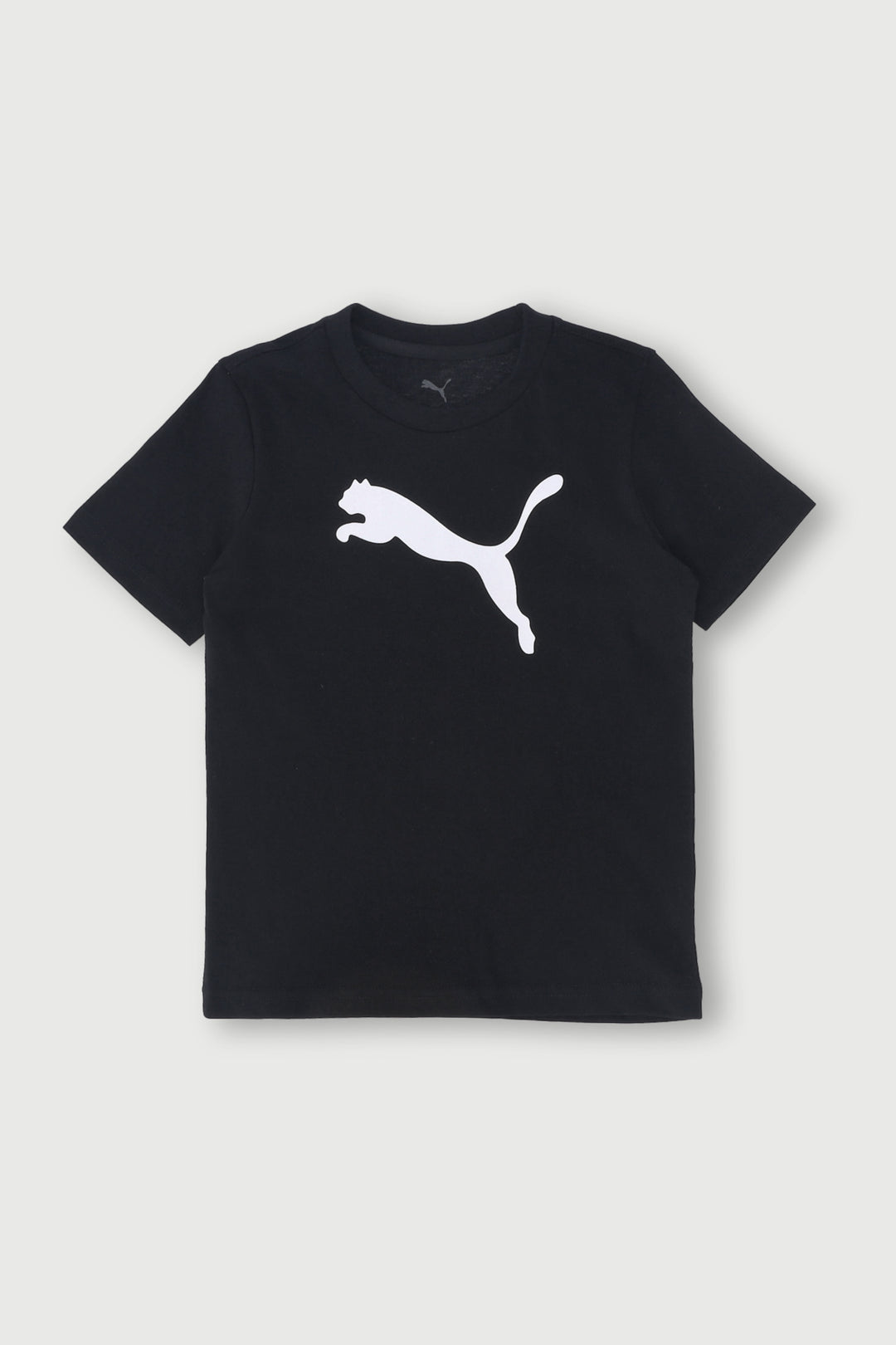 Pre-Boys Essential Cat Logo Tee - Black