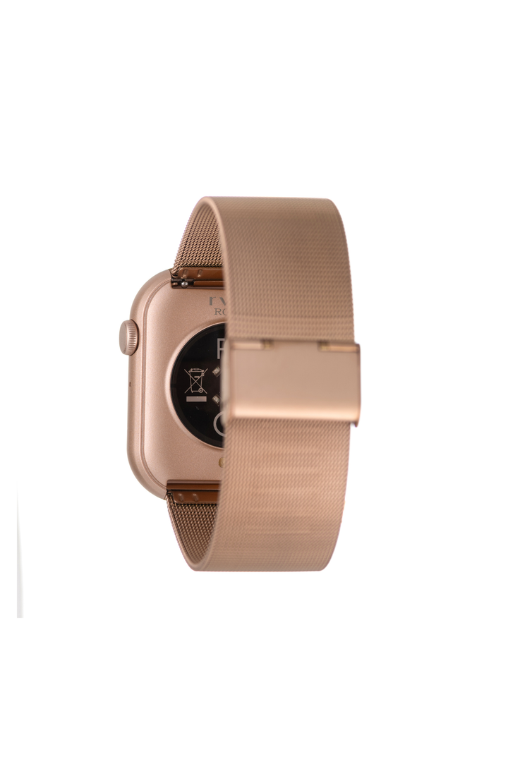Rvlri 37Mm X 45Mm Smart Watch, Rg Mesh Band - Rose Gold