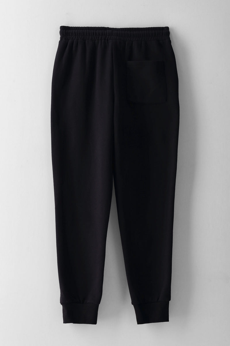 Boys Street Print Jogger - Black