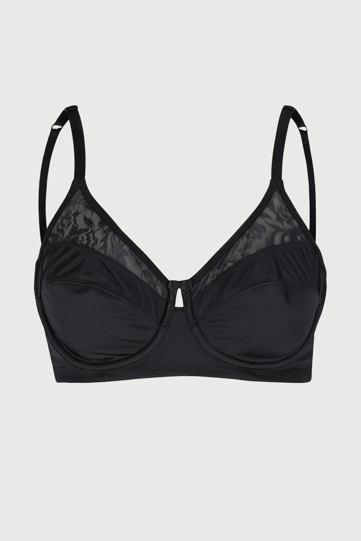Miracle Underwire Racerback Bra - Black