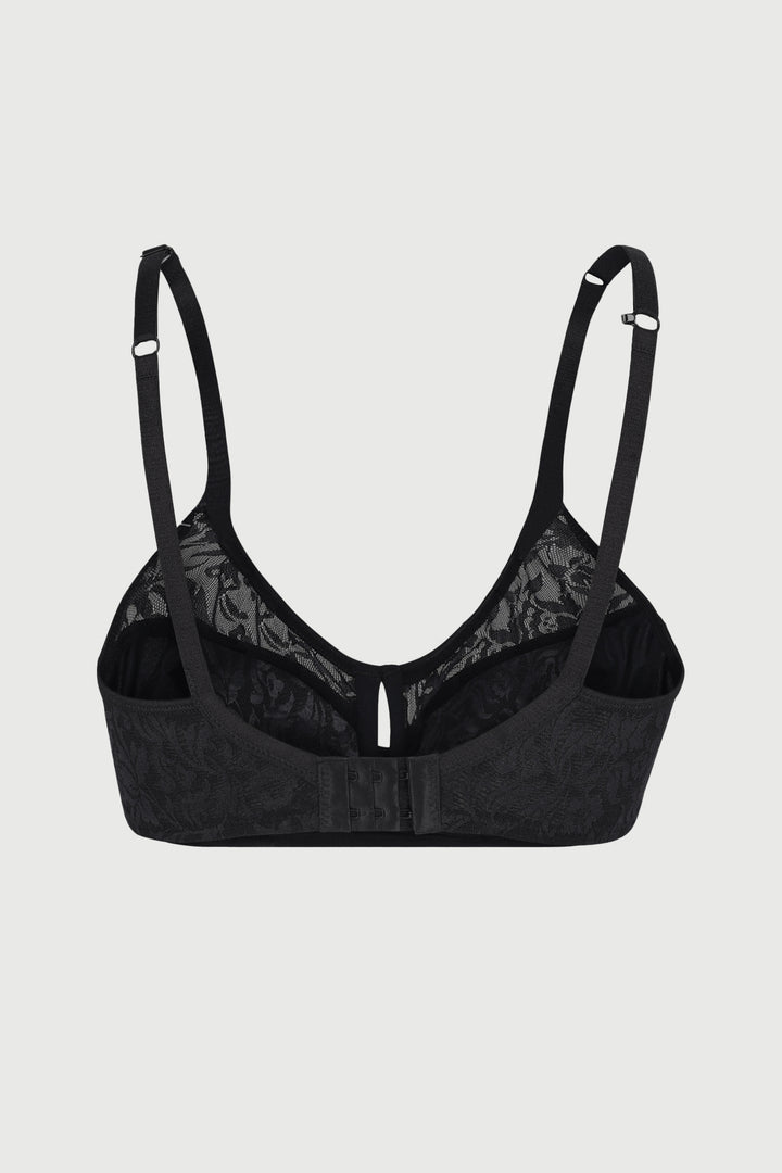 Miracle Underwire Racerback Bra - Black