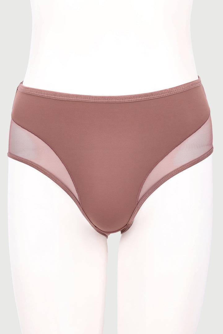 2 Pack Matte & Sheer Panties - Beige/Mochachino
