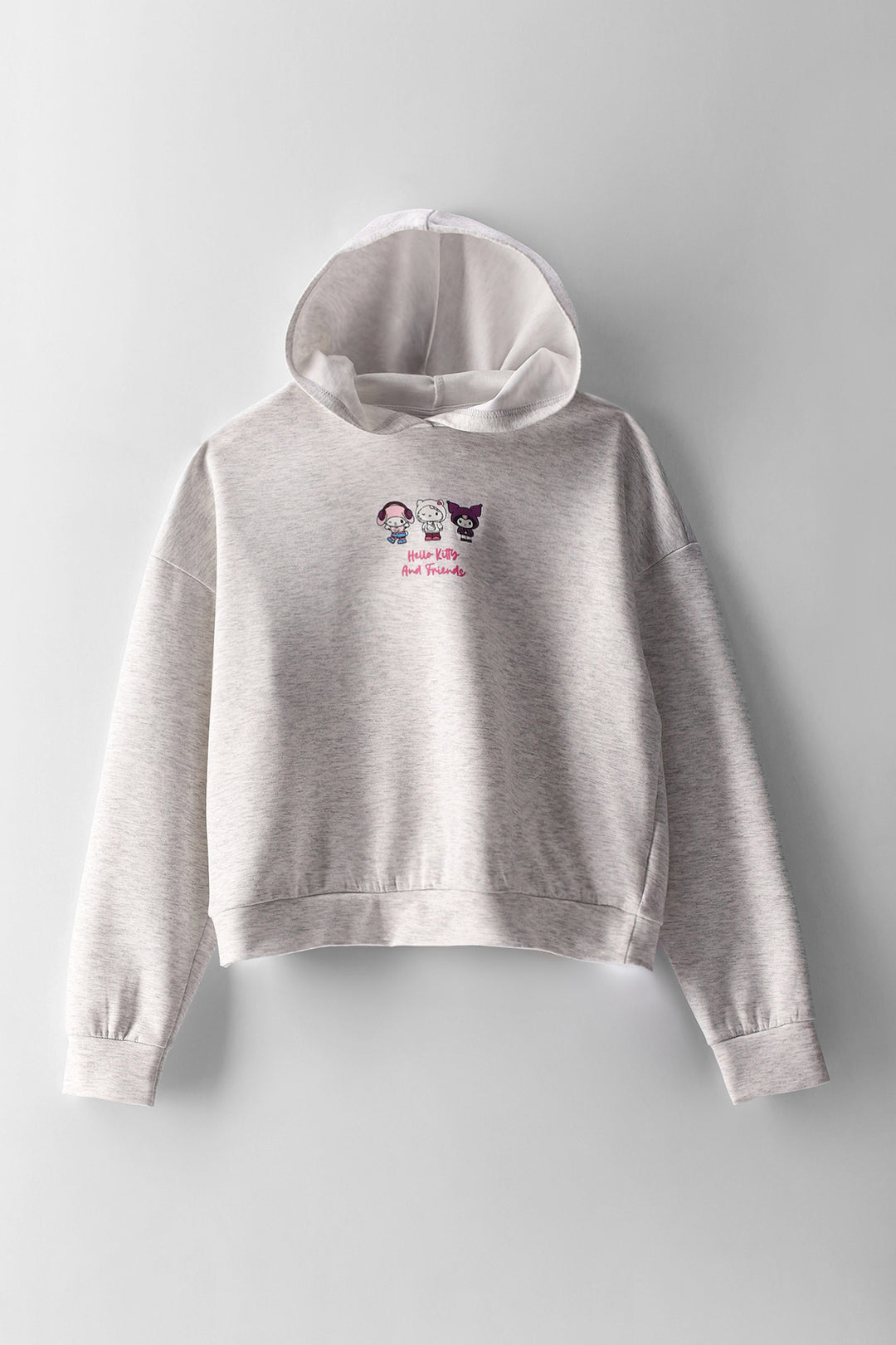 Girls Hello Kitty & Friends Hoody - Ice Grey