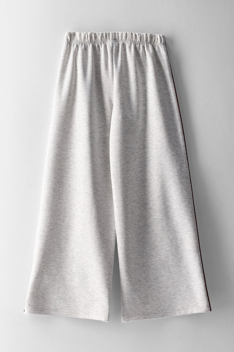 Girls Hello Kitty & Friends Wide Leg Track Pant - Ice Grey