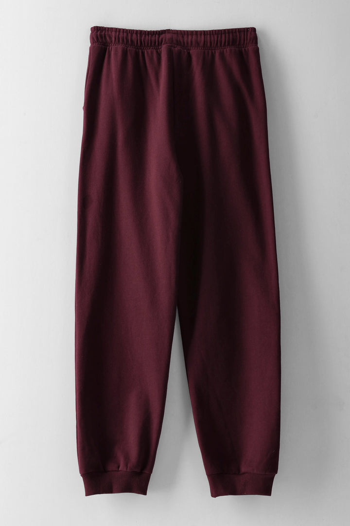 Boys Athletics Print Jogger - Maroon