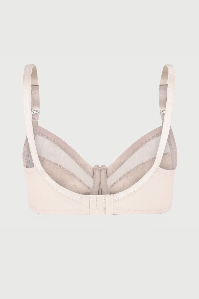 Matt & Sheer Underwire Bra - Beige