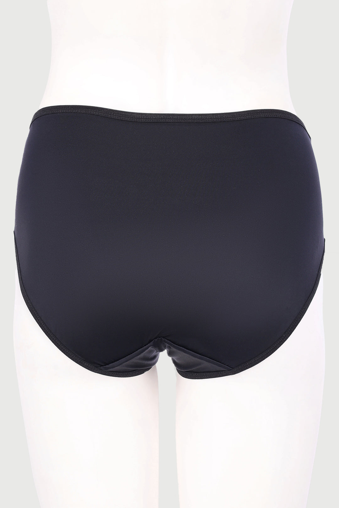 Miracle 2 Pack High Leg Panties - White/Black