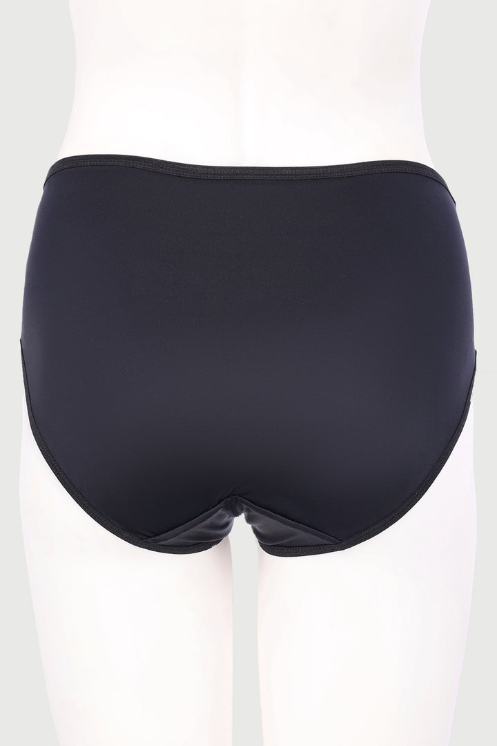 Miracle 2 Pack High Leg Panties - White/Black