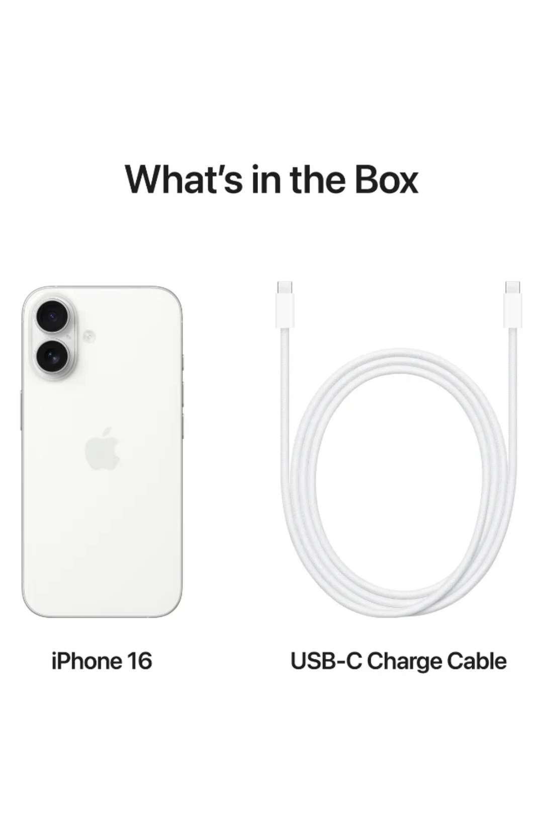 iPhone 16 128GB Cellphone - White – Edgars