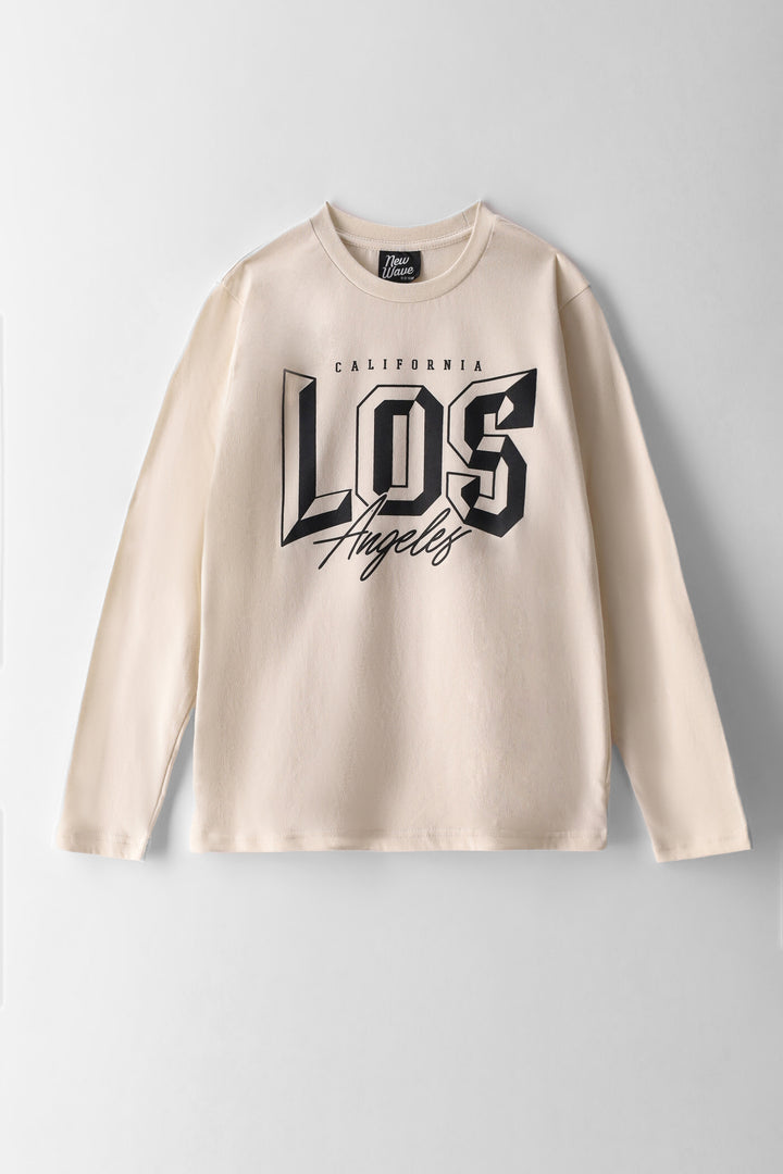 Boys 2 Pack Gorilla LA Tee - Cream/Rust