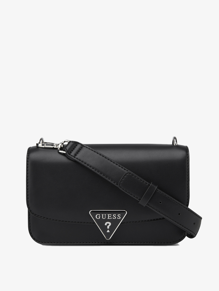 Esmeray Flap Crossbody Bag - Black