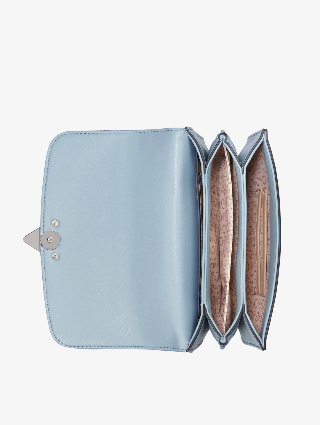 Esmeray Flap Crossbody Bag - Light Blue