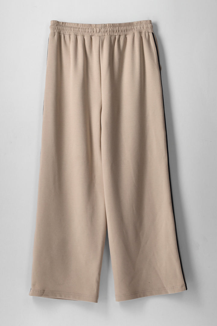 Boys Mr Beast Scuba Wide Leg Pant - Stone