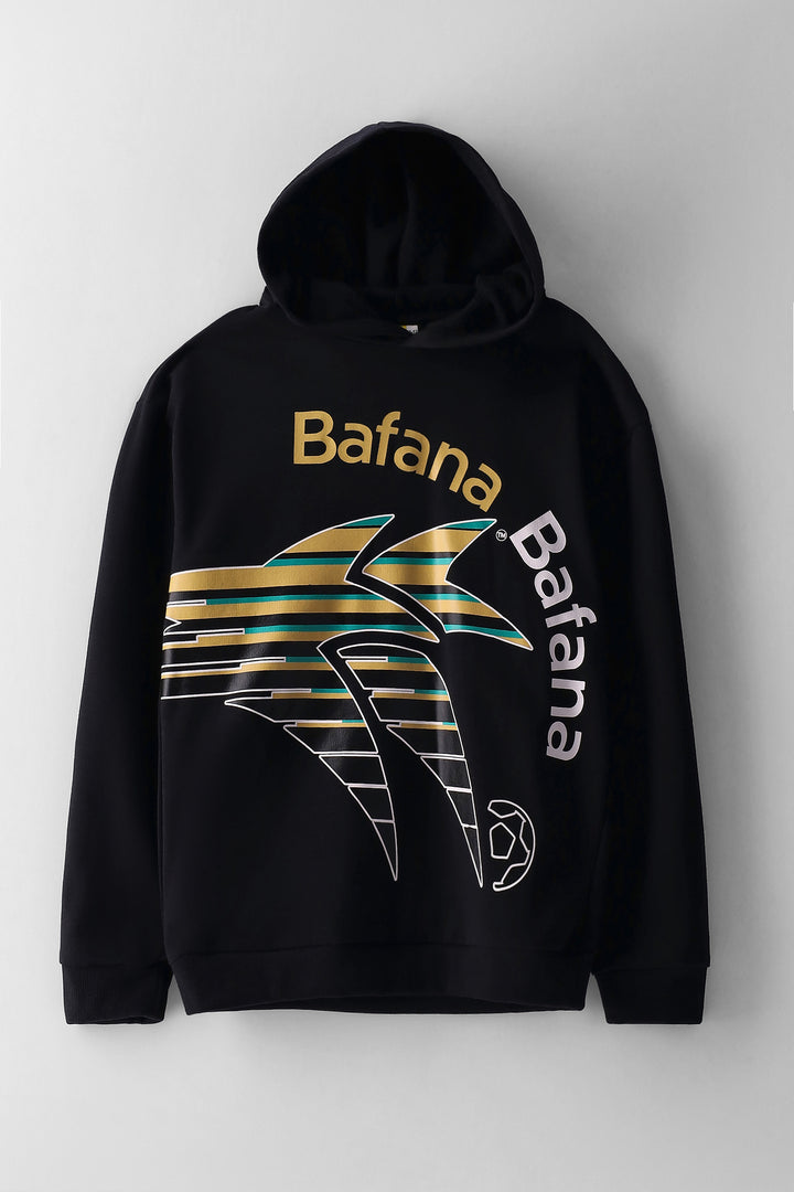 Boys Bafana Bafana Hoody - Black