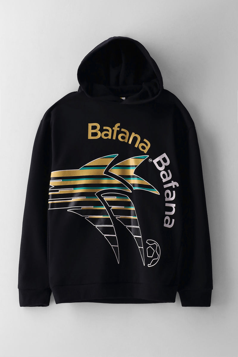 Boys Bafana Bafana Hoody - Black