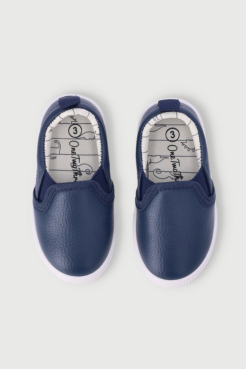 Baby Boys Slip On Sneaker - Navy