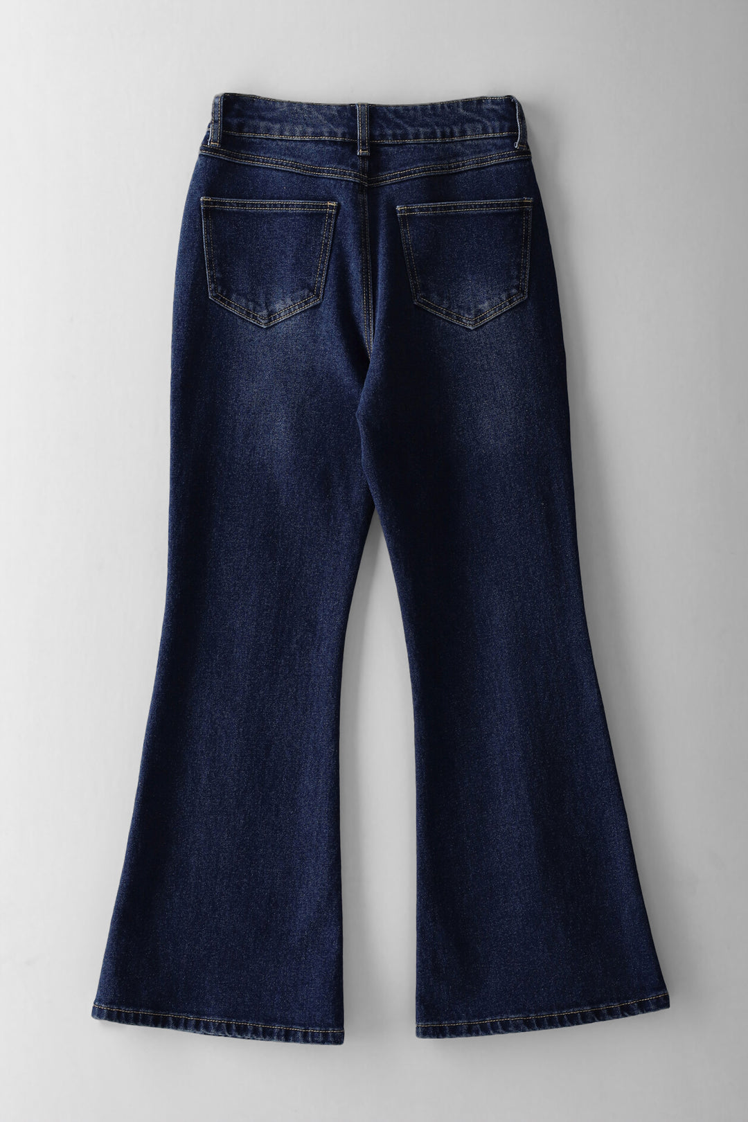 Girls Flare Leg Denim - Mid Blue