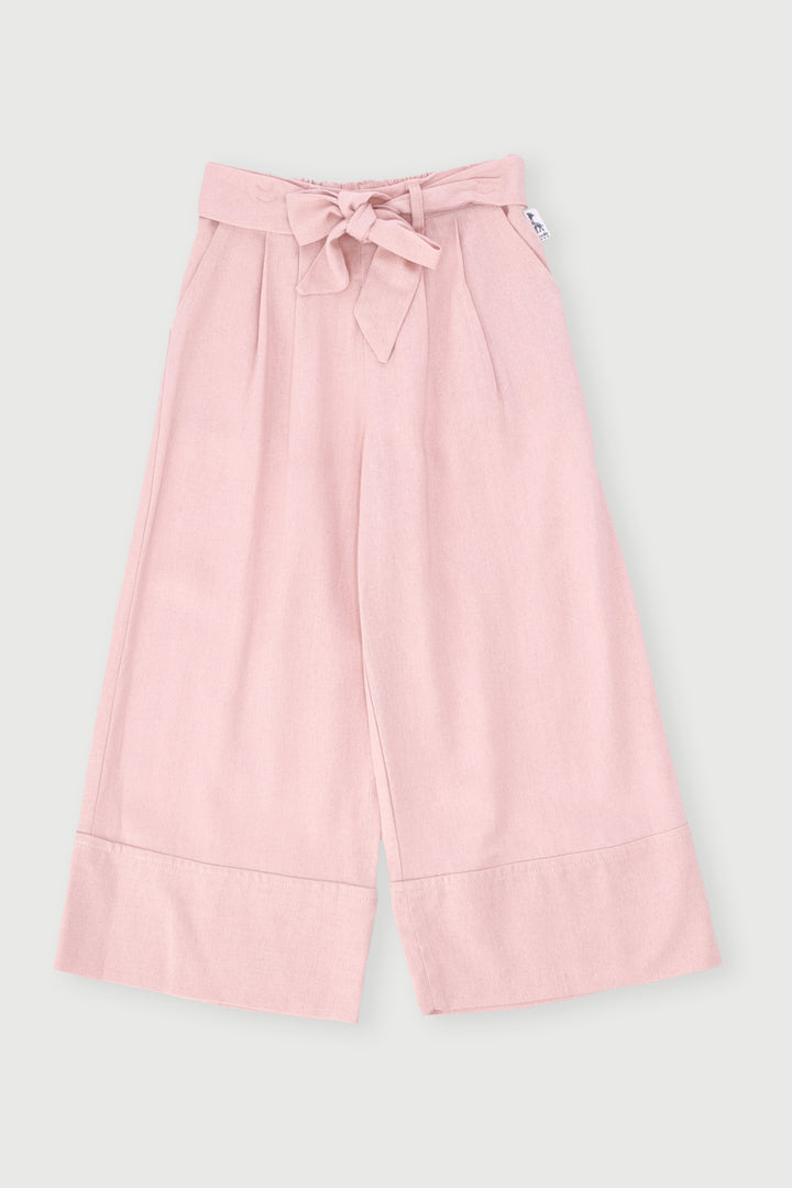 Keedo Girls Wide Leg Pant - Dusty Pink